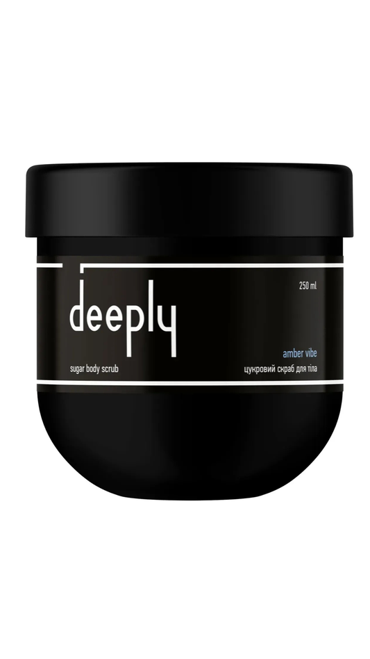 Цукровий скраб для тіла Amber Vibe Sugar Body Scrub 250ml, Deeply