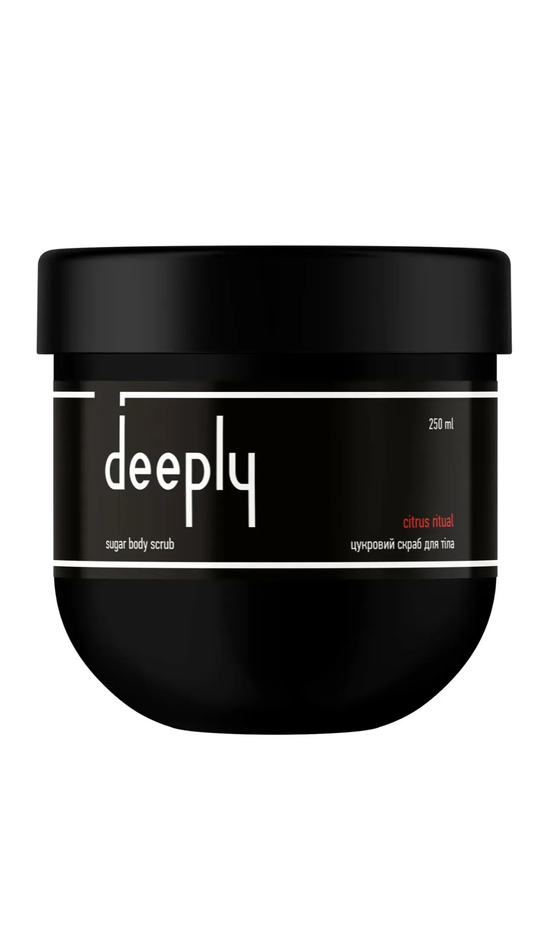Цукровий скраб для тіла Citrus Ritual Sugar Body Scrub 250ml, Deeply