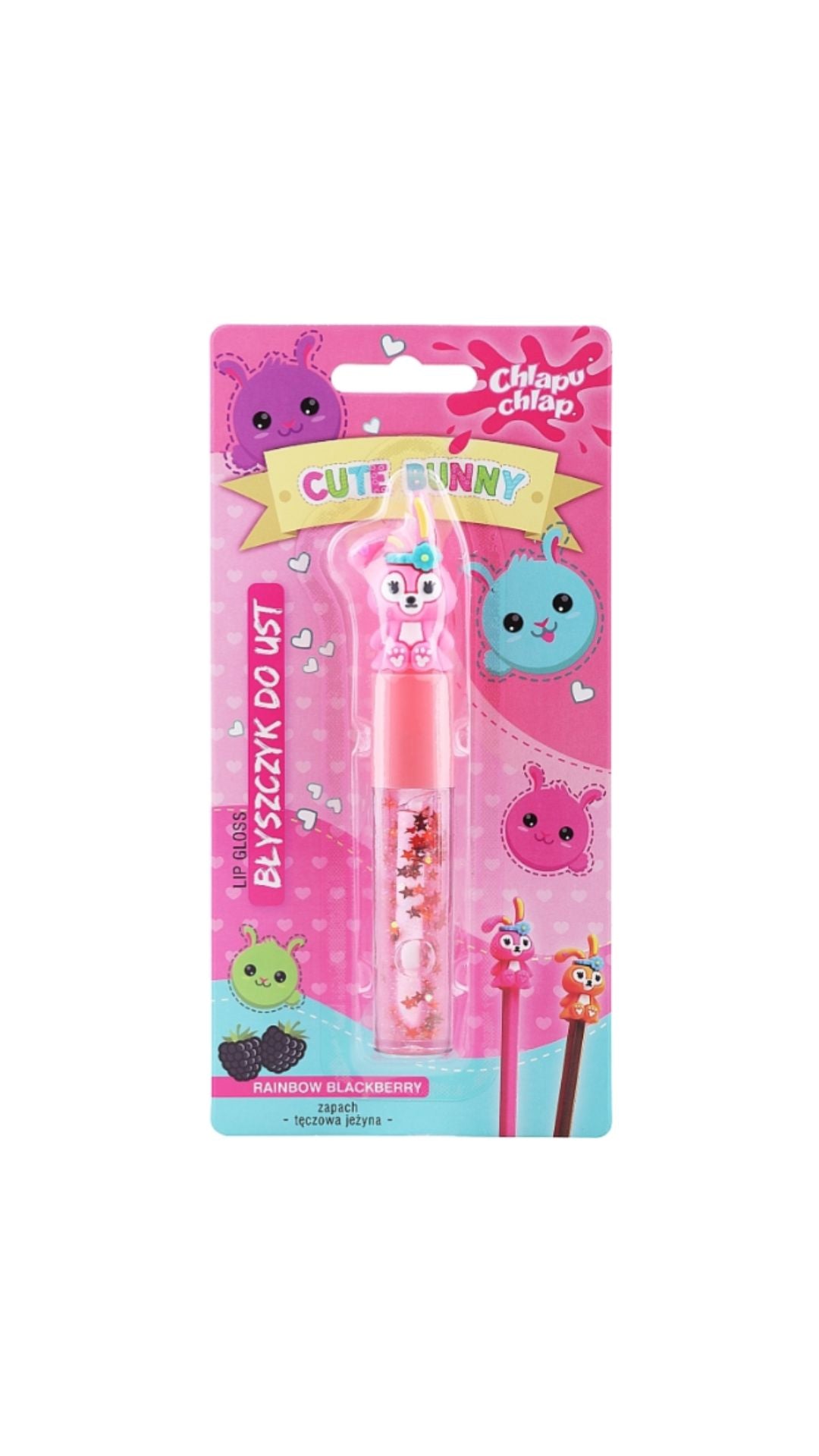 Блиск для губ «Cute Bunny» ожина Rainbow Blackberry, Chlapu Chlap