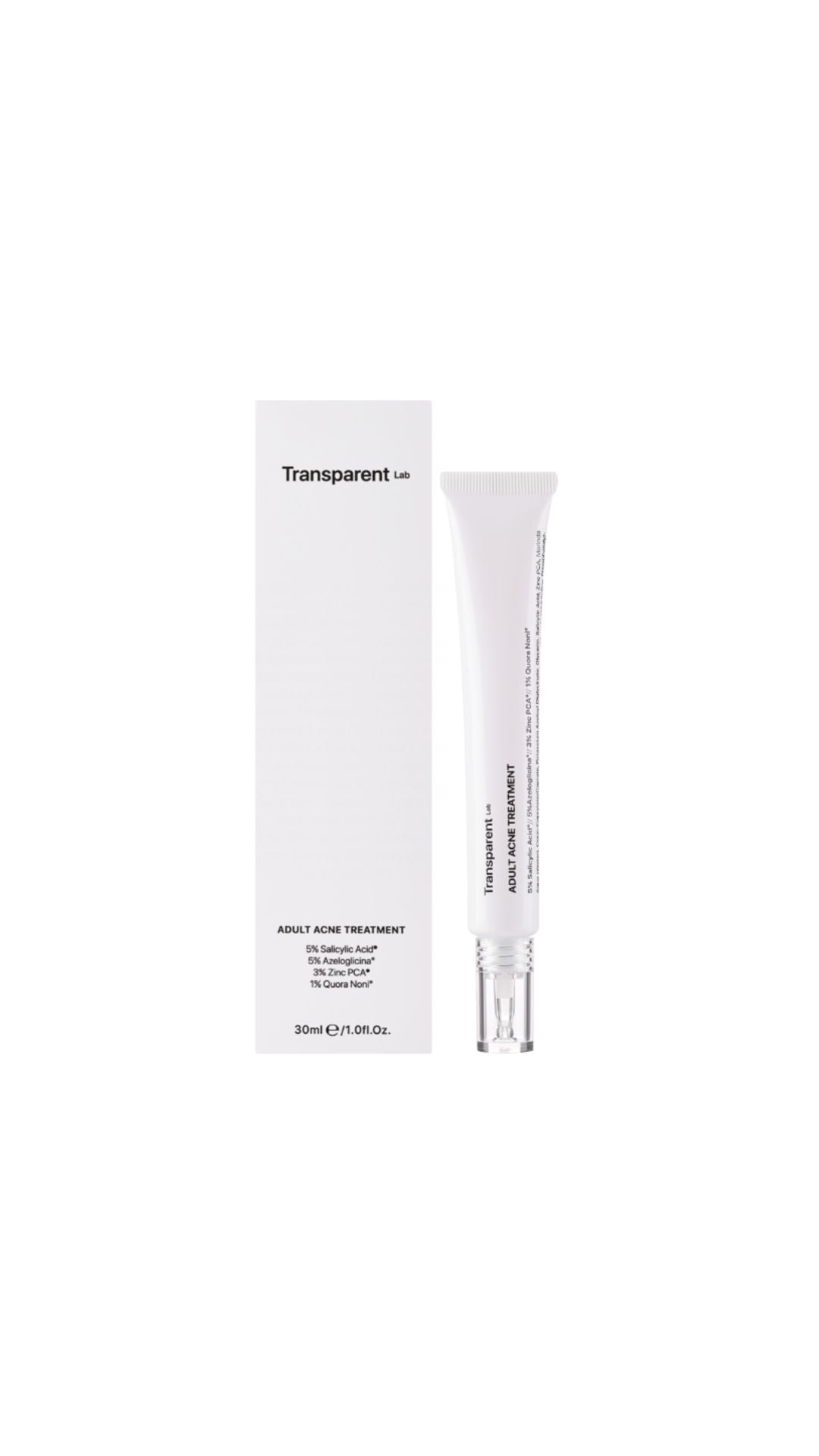 Нічний засіб від прищів 30ml, Transparent Lab Adult Acne Treatment