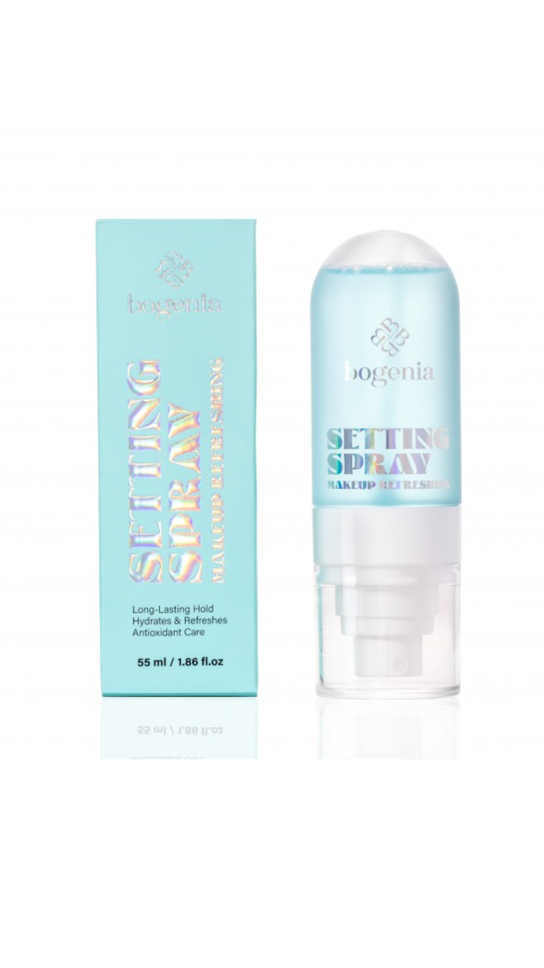 Фіксуючий спрей для макіяжу Setting Spray BG616 55ml, Bogenia 