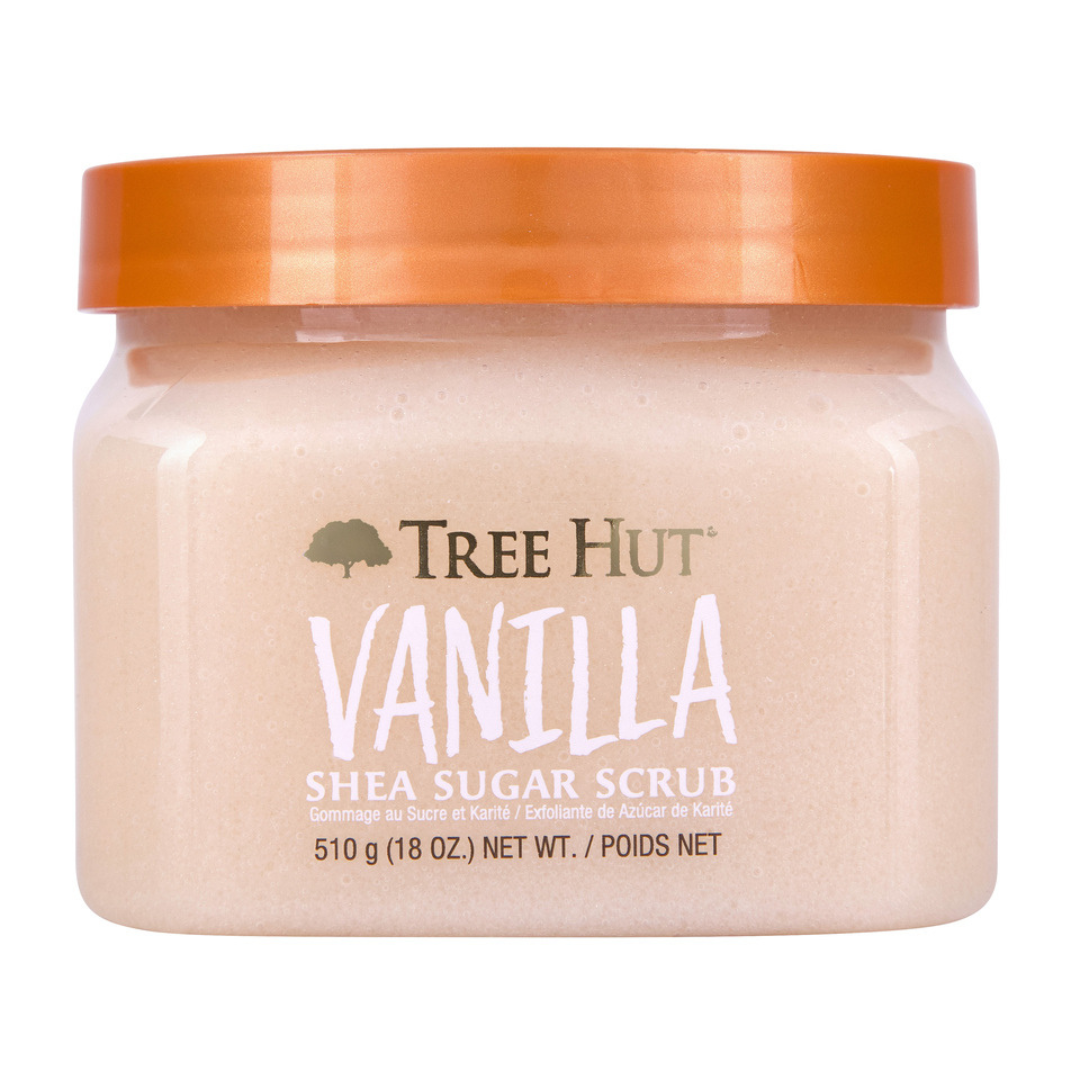 Скраб для тіла з ароматом ванілі Shea Sugar Scrub Vanilla,  TREE HUT