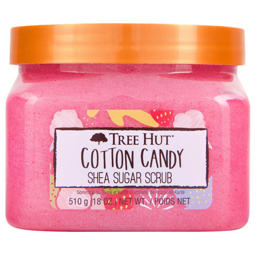 Скраб для тіла з ароматом цукрової вати Cotton Candy Shea Sugar Scrub, TREE HUT