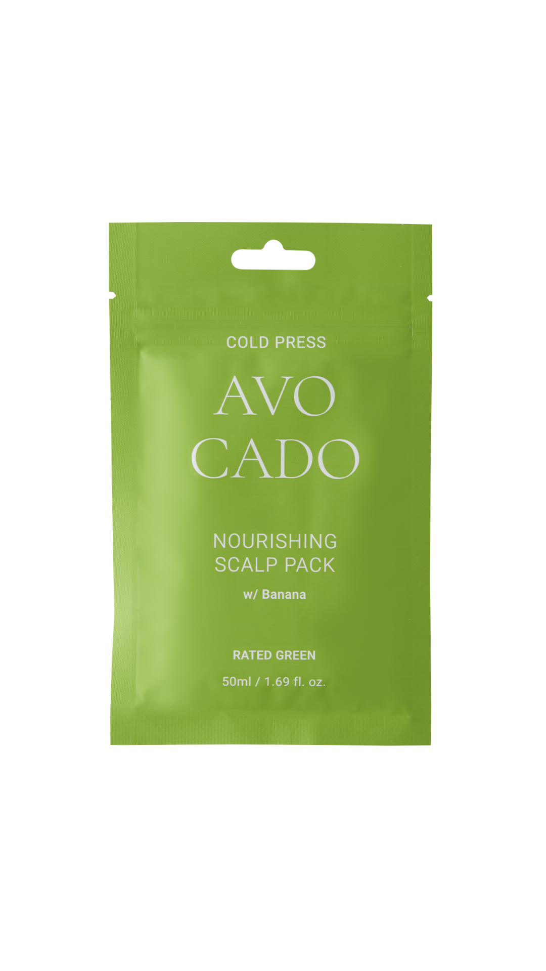 Живильна маска для волосся AVOCADO саше Nourishing Scalp Pack 50ml, Rated Green