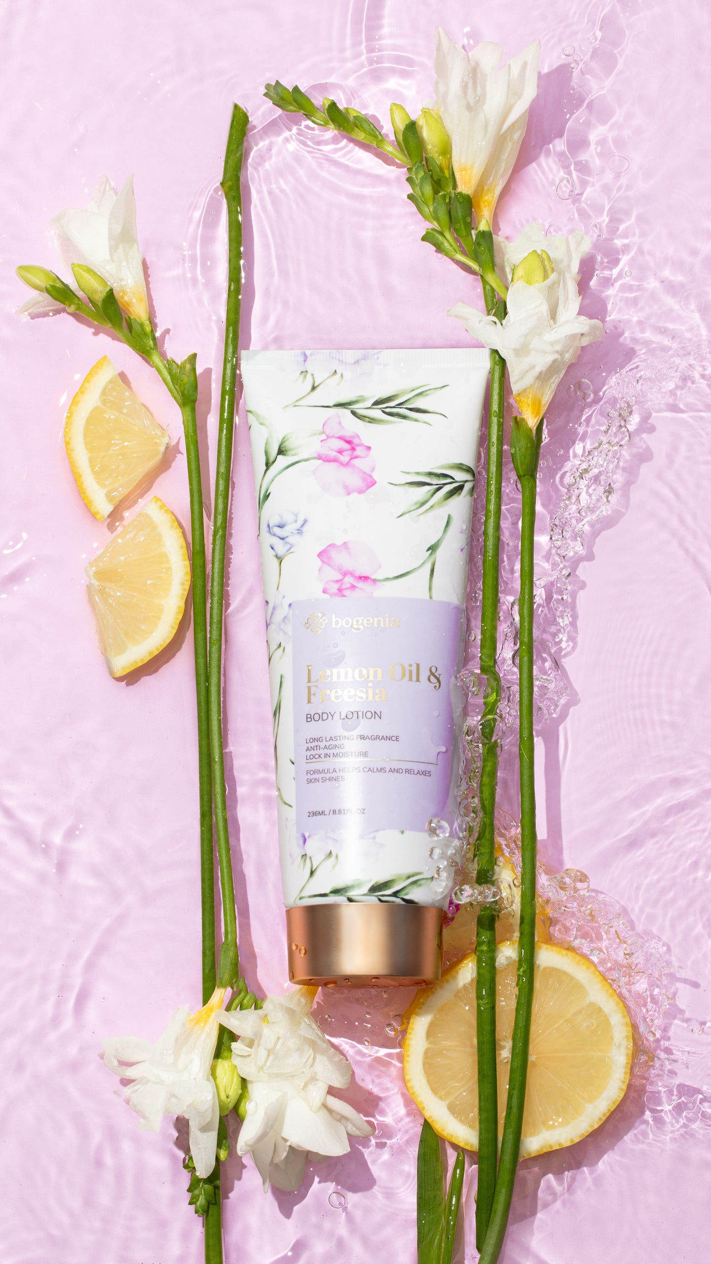 Лосьйон для тіла Lemon Oil & Freesia Body Lotion, Bogenia