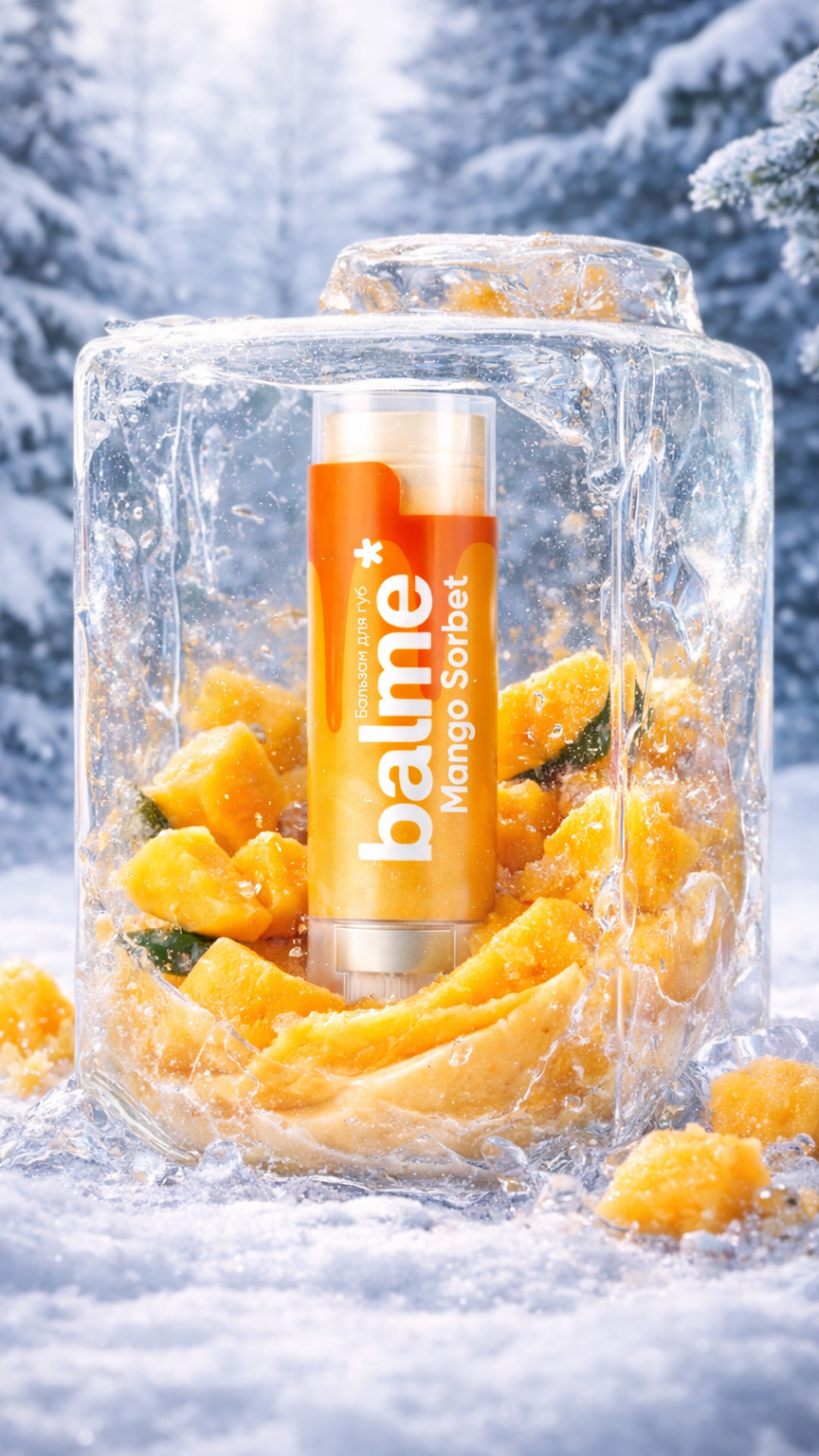Бальзам для губ "Манговий сорбет" Mango Sorbet Lip Balm, Balme