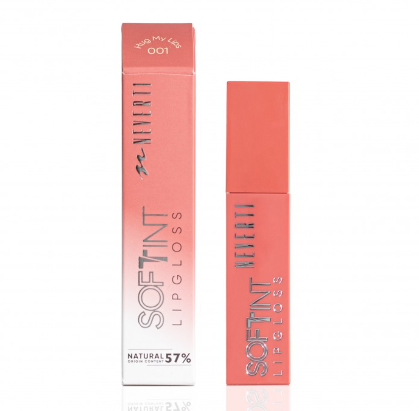 Блиск для губ Soft Tint Lipgloss, NEVERTI