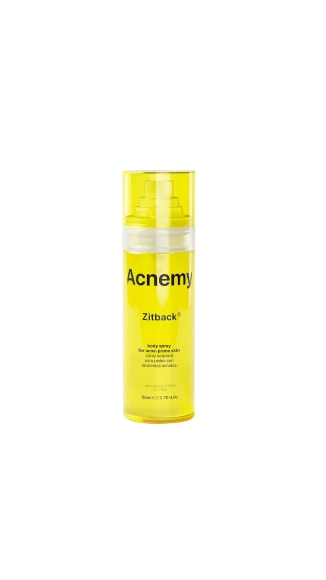 Антиакне-спрей для тіла Zitback 80ml, ACNEMY