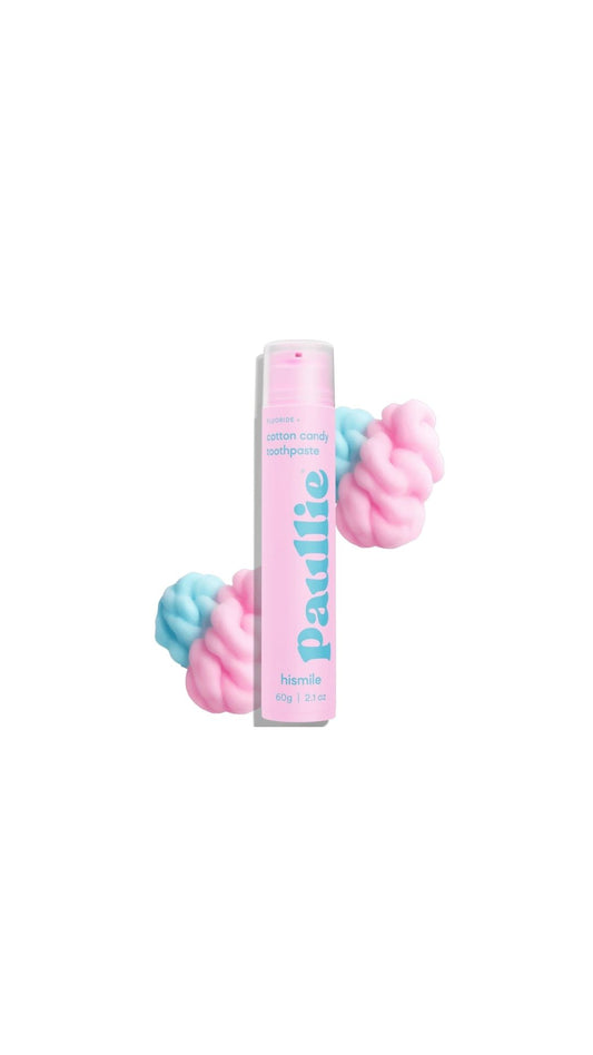 Зубна паста зі смаком цукрової вати Cotton Candy Toothpaste 60g, hismile