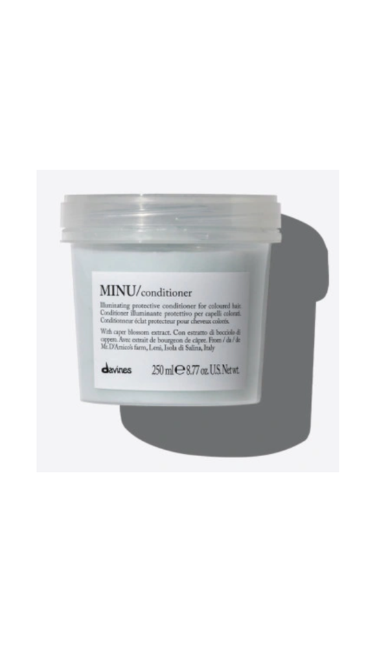 MINU Сonditioner, Кондиціонер для блиску та збереження кольору фарбованого волосся Essential Haircare Davines, 250 мл