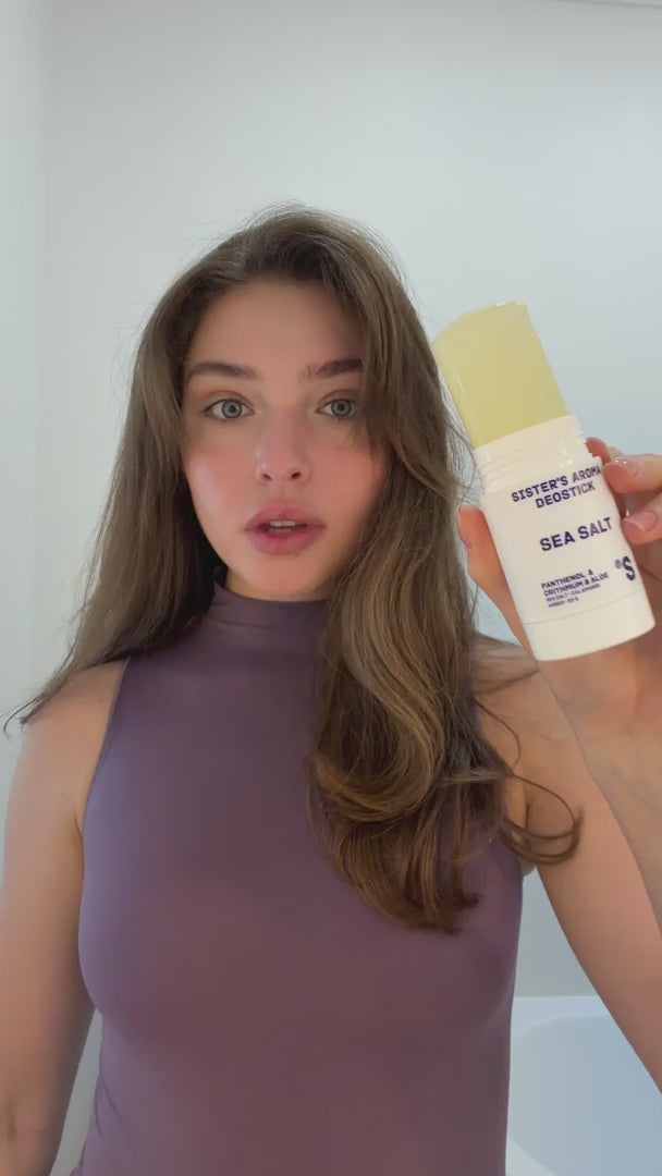 Твердий дезодорант з ароматом Морська сіль 50gr, Sister's Aroma